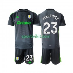 Completo da calcio Bambini Aston Villa Portiere Emiliano Martinez 23 Maglia Prima 2025-2026 Manica Corta