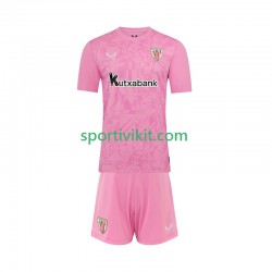 Completo da calcio Bambini Athletic Bilbao Portiere Maglia Seconda 2025-2026 Manica Corta