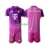 Completo da calcio Bambini FC Bayern München Portiere Maglia Quarto 2025-2026 Manica Corta