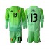 Completo da calcio Bambini Belgio Portiere Matz Sels 13 Maglia Prima 2025 Manica Lunga