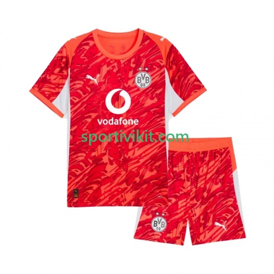 Completo da calcio Bambini Borussia Dortmund Portiere Maglia Seconda 2025-2026 Manica Corta