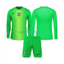 Completo da calcio Bambini Brasile Portiere Maglia Prima 2026 Manica Lunga