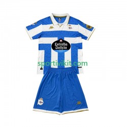 Completo da calcio Bambini Deportivo La Coruna Maglia Prima 2025-2026 Manica Corta