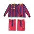 Completo da calcio Bambini FC Barcelona Retro 2010 2011 Maglia Prima Manica Lunga