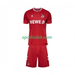 Completo da calcio Bambini FC Köln Maglia Seconda 2025-2026 Manica Corta