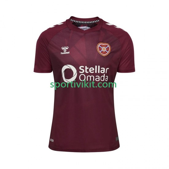 Hearts Uomo Maglia Prima 2025-2026 Manica Corta