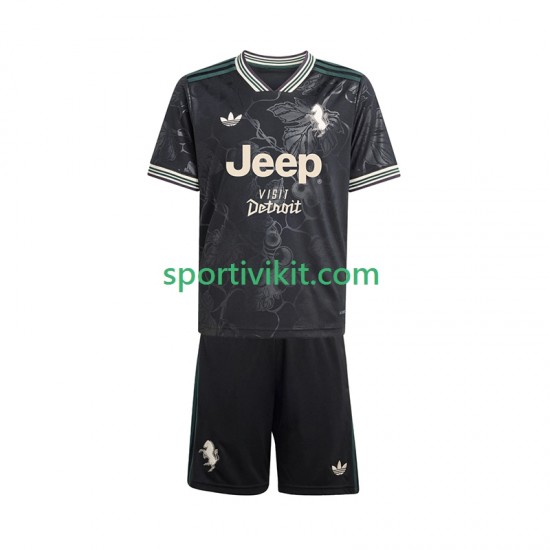 Completo da calcio Bambini Juventus Maglia Terza 2025-2026 Manica Corta