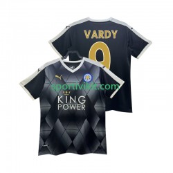 Leicester City VARDY 9 Retro 2014 2015 Uomo Maglia Seconda Manica Corta