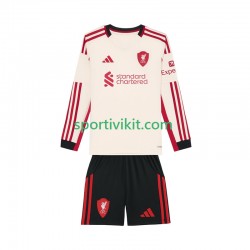 Completo da calcio Bambini Liverpool Maglia Seconda 2025-2026 Manica Lunga