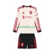 Completo da calcio Bambini Liverpool Maglia Seconda 2025-2026 Manica Lunga