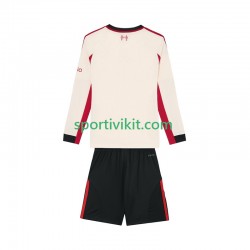Completo da calcio Bambini Liverpool Maglia Seconda 2025-2026 Manica Lunga