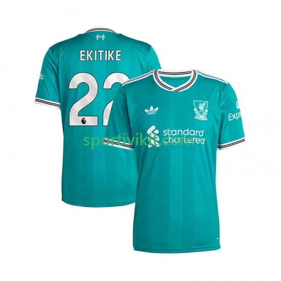 Liverpool Hugo Ekitike 22 Uomo Maglia Terza 2025-2026 Manica Corta