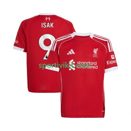 Liverpool ISAK 9 Uomo Maglia Prima 2025-2026 Manica Corta