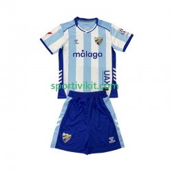 Completo da calcio Bambini Málaga CF Maglia Prima 2025-2026 Manica Corta