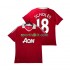 Manchester United SCHOLES 18 Retro 2010 2011 Uomo Maglia Prima Manica Corta