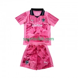 Completo da calcio Bambini Portiere Monterrey FIFA CWC Maglia Prima 2025 Manica Corta