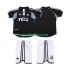 Completo da calcio Bambini Newcastle United Retro 2000 2001 Maglia Seconda Manica Corta