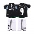 Completo da calcio Bambini Newcastle United SHEARER 9 Retro 2000 2001 Maglia Seconda Manica Corta