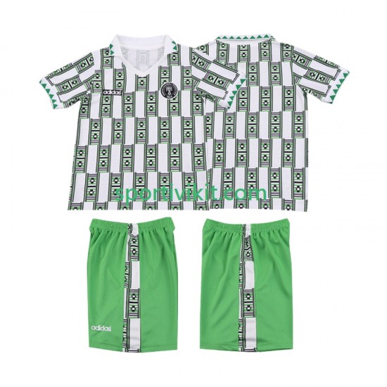 Completo da calcio Bambini Nigeria Retro 1994 Maglia Seconda Manica Corta