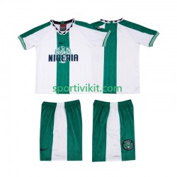 Completo da calcio Bambini Nigeria Retro 1996 Maglia Seconda Manica Corta