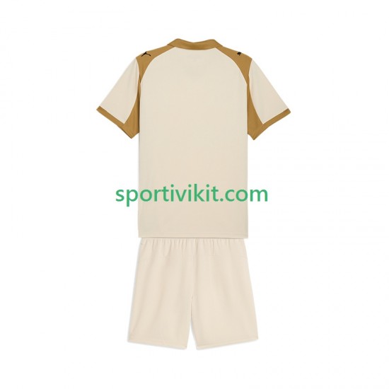 Completo da calcio Bambini RC Lens Maglia Terza 2025-2026 Manica Corta