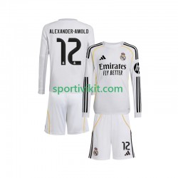Completo da calcio Bambini Real Madrid Trent Alexander-Arnold 12 Maglia Prima 2025-2026 Manica Lunga
