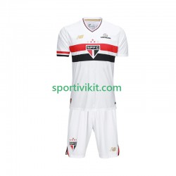 Completo da calcio Bambini Sao Paulo Maglia Prima 2025-2026 Manica Corta