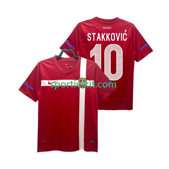 Serbia STAKKOVIC 10 Retro 2010 Uomo Maglia Prima Manica Corta