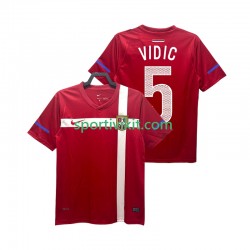 Serbia VIDIC 5 Retro 2010 Uomo Maglia Prima Manica Corta