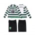 Completo da calcio Bambini Sporting CP Retro 2001 2003 Maglia Prima Manica Lunga