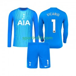 Completo da calcio Bambini Tottenham Hotspur Portiere Guglielmo Vicario 1 Maglia Seconda 2025-2026 Manica Lunga