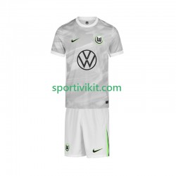 Completo da calcio Bambini VfL Wolfsburg Maglia Seconda 2025-2026 Manica Corta