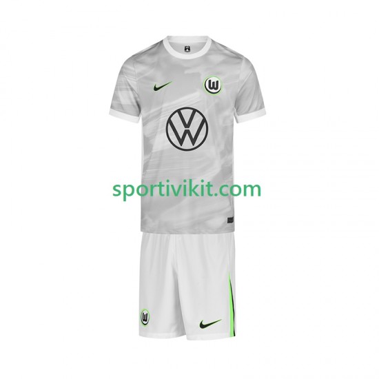 Completo da calcio Bambini VfL Wolfsburg Maglia Seconda 2025-2026 Manica Corta