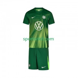Completo da calcio Bambini VfL Wolfsburg Maglia Prima 2025-2026 Manica Corta